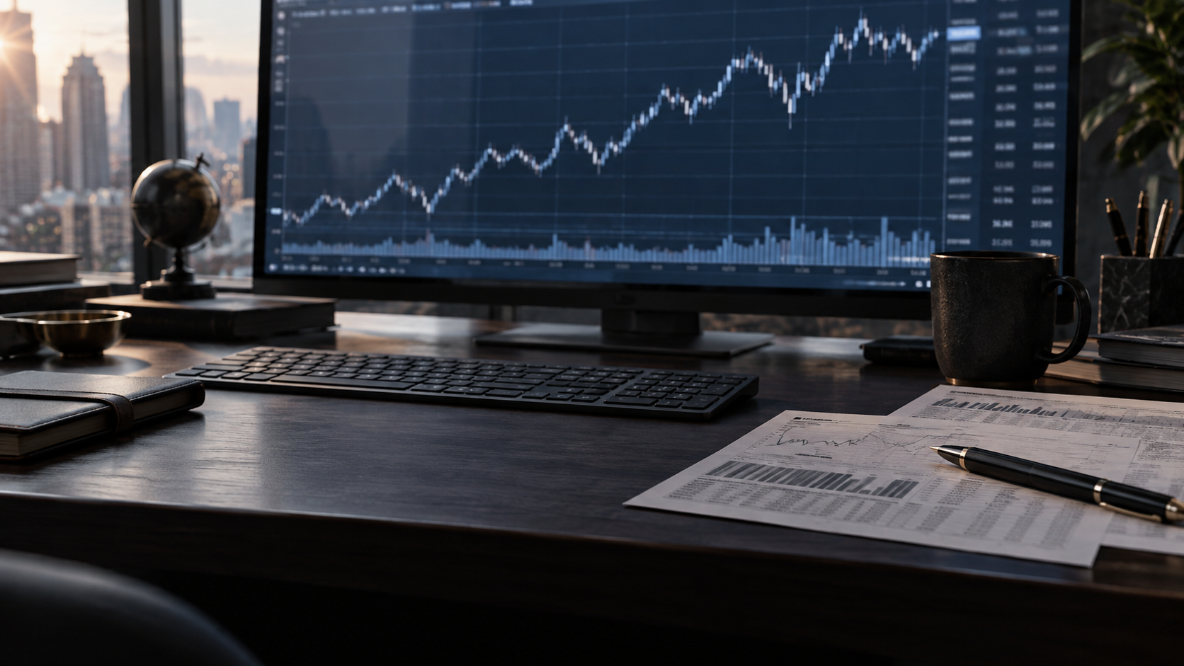 Your first Python request — illustrative background for Stock API for Python: Get Quotes with QVeris; not a live data result.